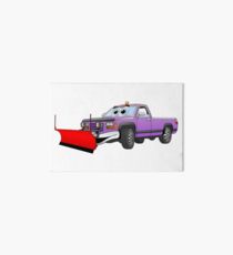 210x230 Cartoon Truck Snow Plow Drawing Wall Art Redbubble - Snow Plow Drawing