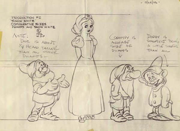 600x439 living lines library snow white and the seven dwarfs - Snow White And The Seven Dwarfs Drawing