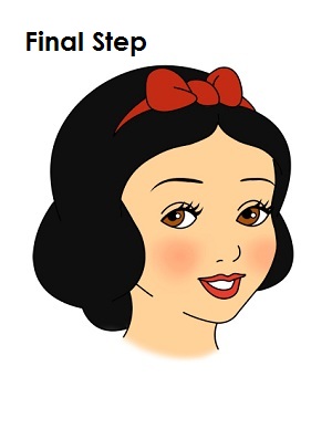 300x388 How To Draw Snow White - Snow White Drawing