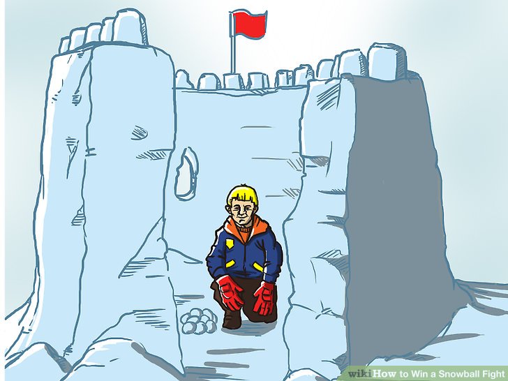 728x546 how to win a snowball fight steps - Snowball Fight Drawing