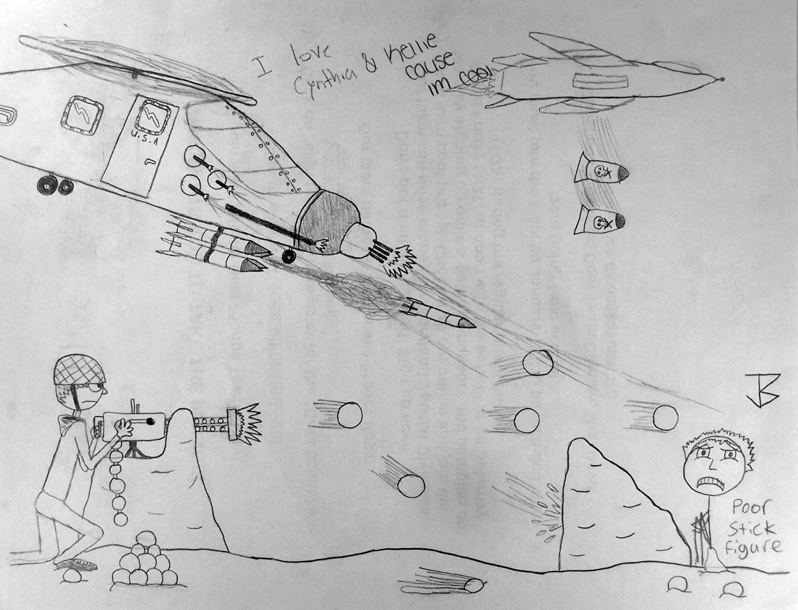 1600x1222 hockey wars snowball fight drawing - Snowball Fight Drawing