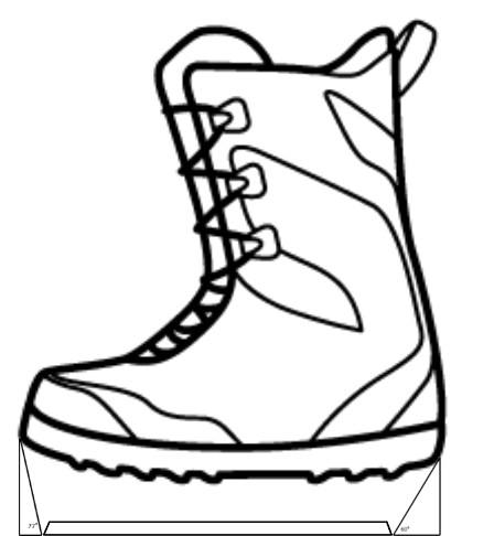 448x486 Picking The Best Width For A Snowboard Snowboarding Profiles - Snowboard Drawing