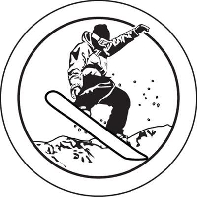 400x400 Snowboard Drawing - Snowboard Drawing