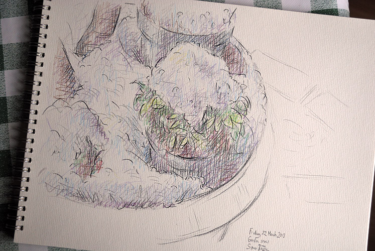 747x500 Spring Snowfall Drawing Upon Life - Snowfall Drawing