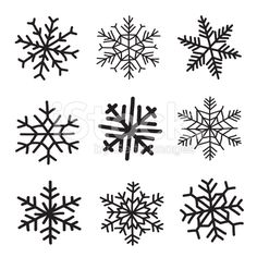 Snowflake Cartoon Drawing at PaintingValley.com | Explore collection of ...