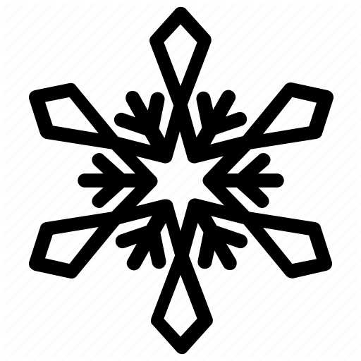 512x512 geometric snowflake, hexagon snowflake, snowflake, snowflake - Snowflake Drawing