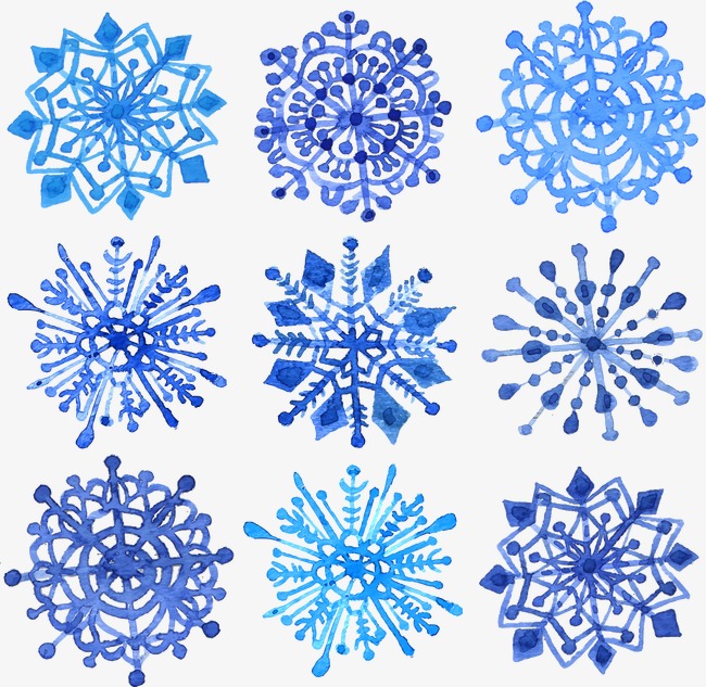 650x633 drawing vector snowflake, snowflake clipart, watercolor, vector - Snowflake Drawing