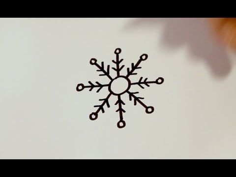 480x360 best snowflake drawing easy ideas easy snowflake drawing - Snowflake Drawing For Kids
