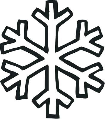 353x400 Snowflake Easy Drawing At Free For Personal Use Template - Snowflake Drawing Images