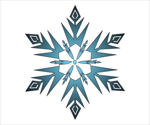 600x500 collection of free snowflakes clipart pdf sales clipart - Snowflake Drawing Template