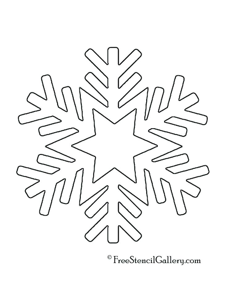Snowflake Drawing Template at PaintingValley.com | Explore collection ...