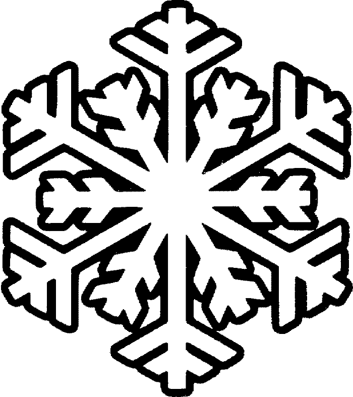 700x787 Snowflake Line Art - Snowflake Line Drawing