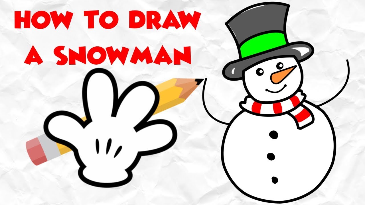 Snowman Directed Drawing at Explore collection of