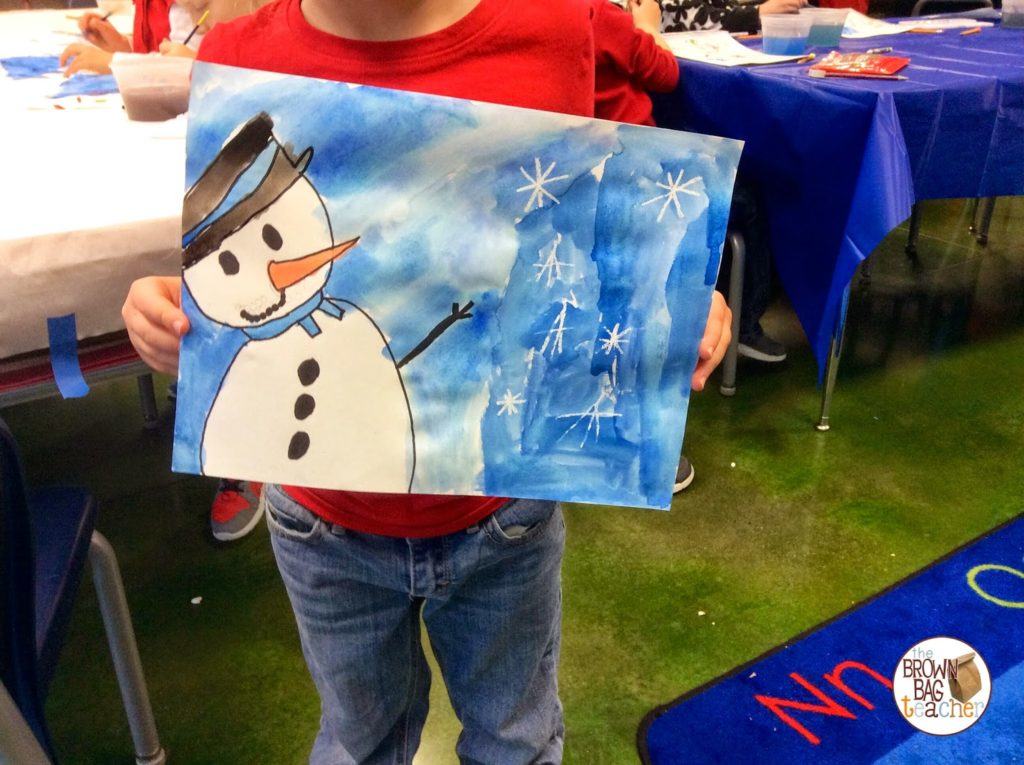 1024x765 snowman directed drawings - Snowman Directed Drawing