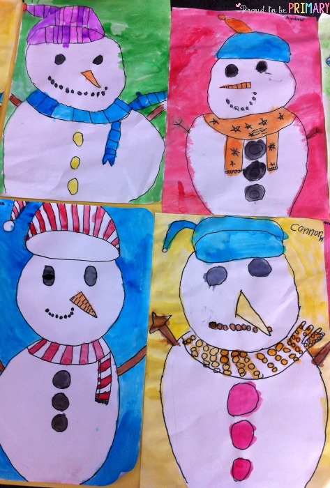 Snowman Drawing For Kids