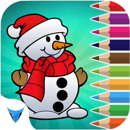 512x512 colour book drawing for kids appstore for android - Snowman Drawing For Kids