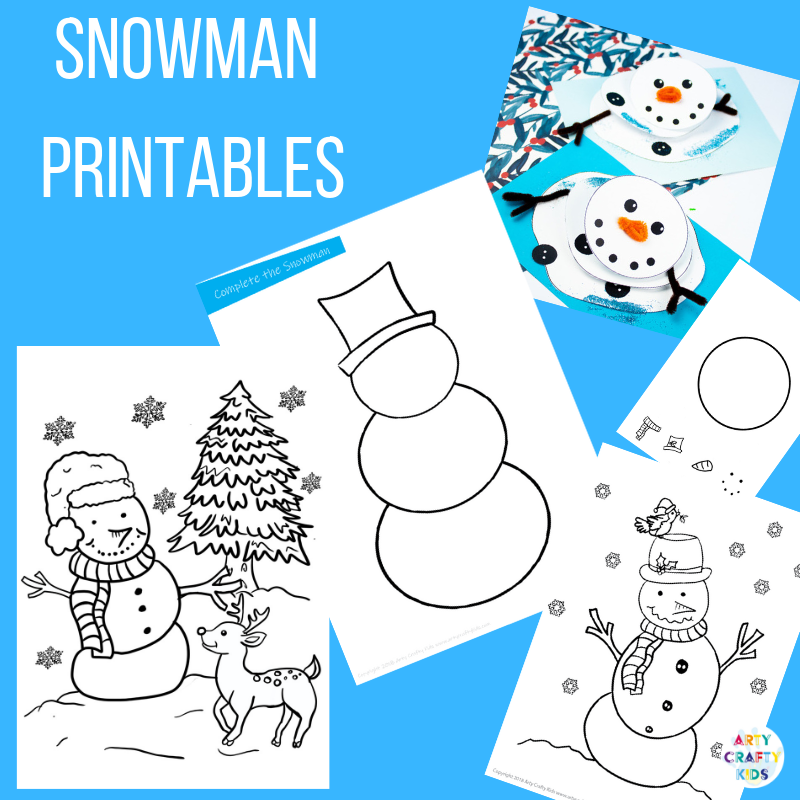 800x800 printable snowman activities arty crafty kids - Snowman Drawing For Kids