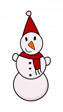215x382 simple tutorial for kids, snowman step how to draw a snowman - Snowman Drawing For Kids