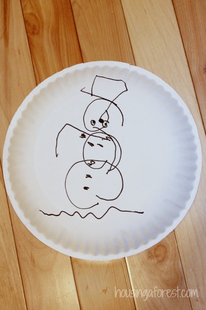 409x614 Christmas Party Games For Kids Housing A Forest - Snowman Drawing For Kids