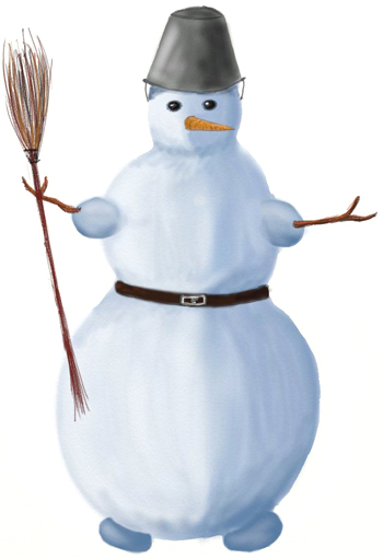 350x511 How To Draw A Snowman - Snowman Drawing Images