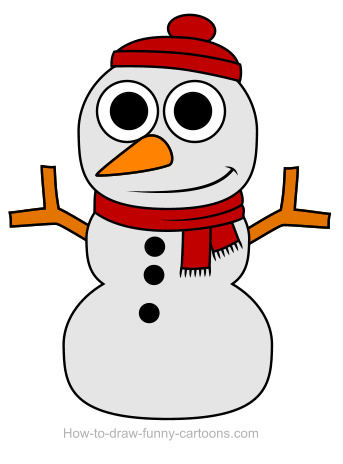 343x464 Snowman Drawing - Snowman Drawing Images