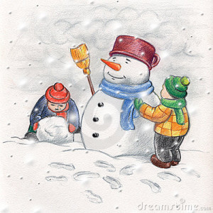 300x300 Do You Want To Build A Snowman - Snowman Drawing Images