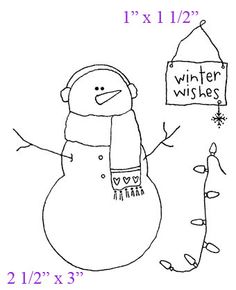 236x290 best snowman line drawings images snowman, christmas - Snowman Line Drawing