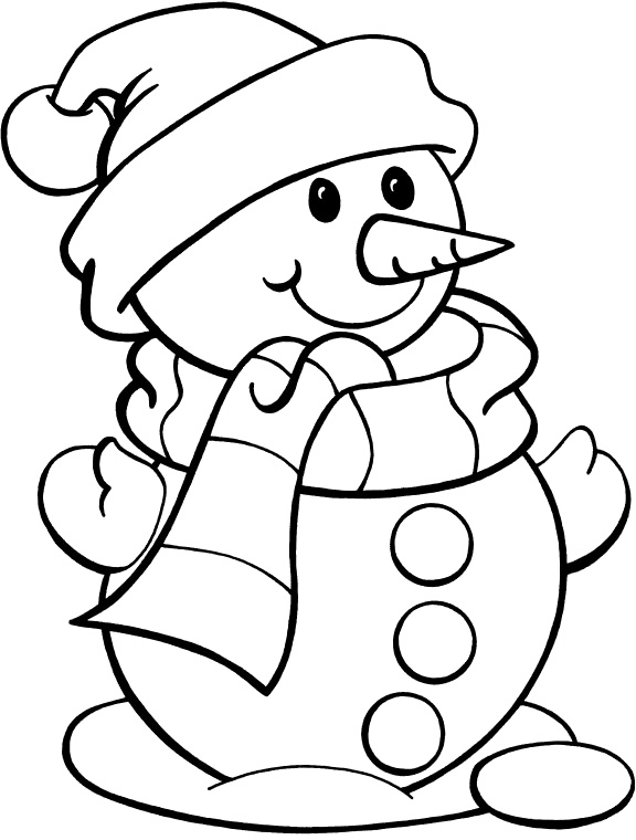 576x760 snowman drawings to color snowman drawings to color pictures - Snowman Pictures Drawing