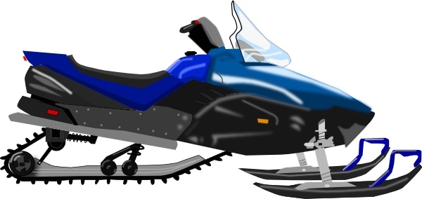600x284 snowmobile clip art free vector in open office drawing - Snowmobile Drawing