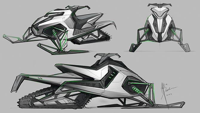 670x378 top concept snowmobiles pulled from cyberspace snoriders - Snowmobile Drawing
