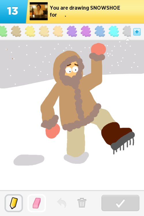 500x750 Snowshoe Drawings - Snowshoe Drawing