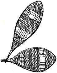 185x234 How To Make Snowshoes Mother Earth News - Snowshoe Drawing