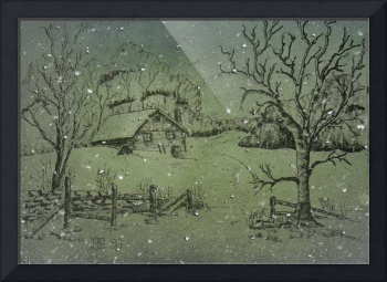 350x255 stunning snowstorm pencil drawings and illustrations for sale - Snowstorm Drawing