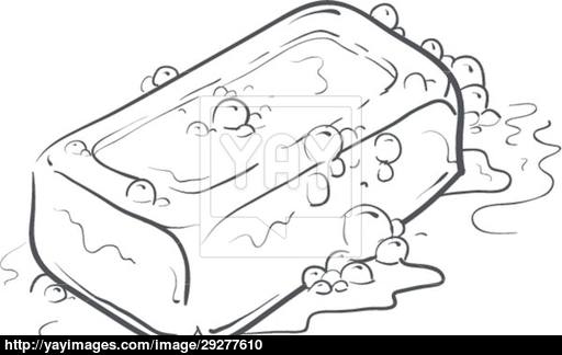 512x324 bar of soap sketch vector - Soap Bar Drawing