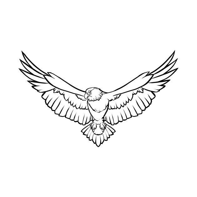 630x630 Limited Edition Exclusive Soaring Eagle Line Art - Soaring Eagle Drawing