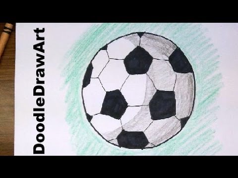 480x360 drawing how to draw cartoon soccer balls footballs - Soccer Ball Cartoon Drawing