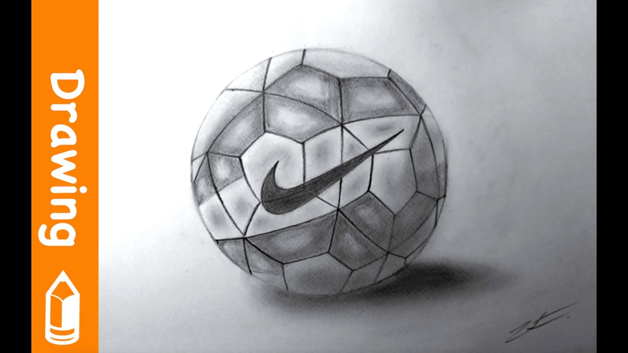 1280x720 Drawing Nike Football - Soccer Ball Drawing