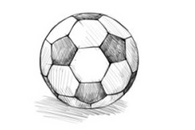 750x500 Ways How To Draw A Soccer Ball And Football Step - Soccer Ball Drawing
