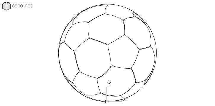 726x360 autocad drawing football ball fifa world cup soccer balls size dwg - Soccer Ball Drawing
