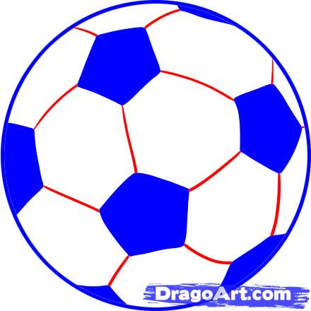 440x440 step how to draw soccer balls - Soccer Ball Drawing Steps