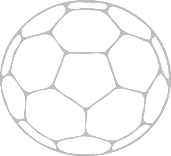 600x547 Soccer Ball Outline Clip Art - Soccer Ball Drawing Template