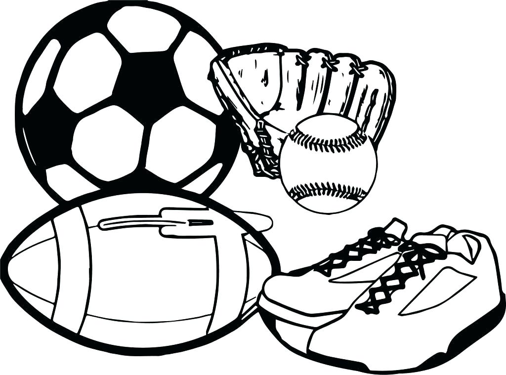1024x759 Printable Soccer Player Coloring Pages Ball Snack Tags To Print - Soccer Ball Line Drawing