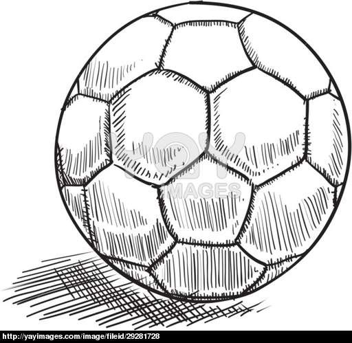 512x499 soccer ball drawing soccer art, drawings, soccer ball - Soccer Ball Line Drawing