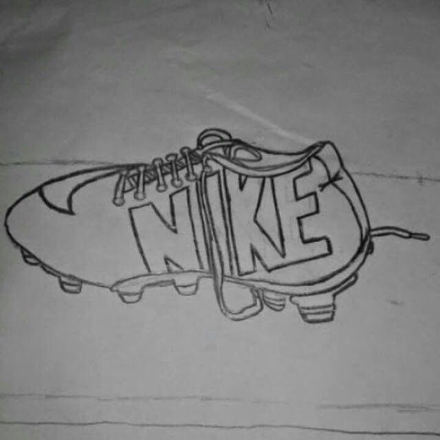 640x640 drawing nike mercurial soccer cleats made - Soccer Cleats Drawing