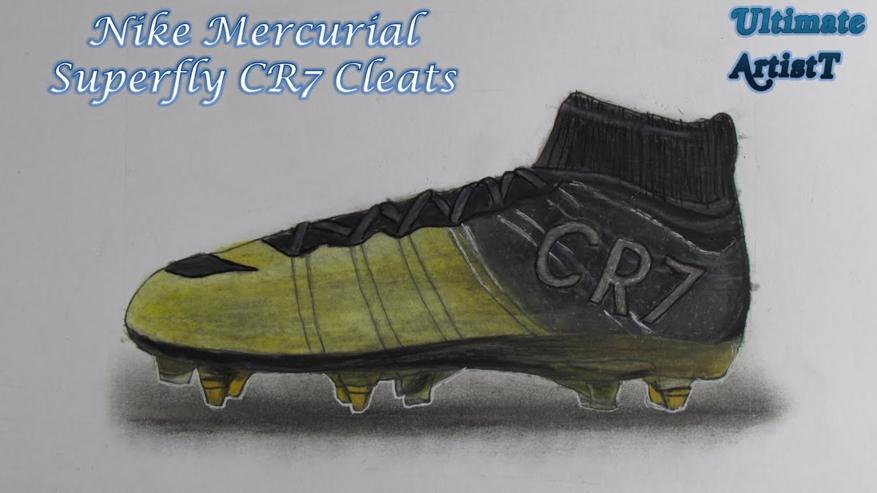 1280x720 realistic soccer cleats nike mercurial superfly - Soccer Cleats Drawing