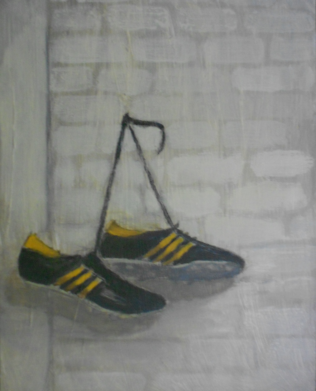 1014x1254 soccer cleats painting eugeneabrams - Soccer Cleats Drawing
