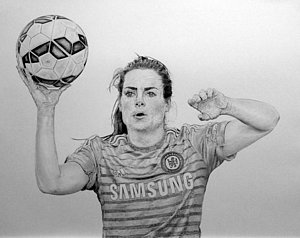 300x238 Soccer Drawings - Soccer Drawings