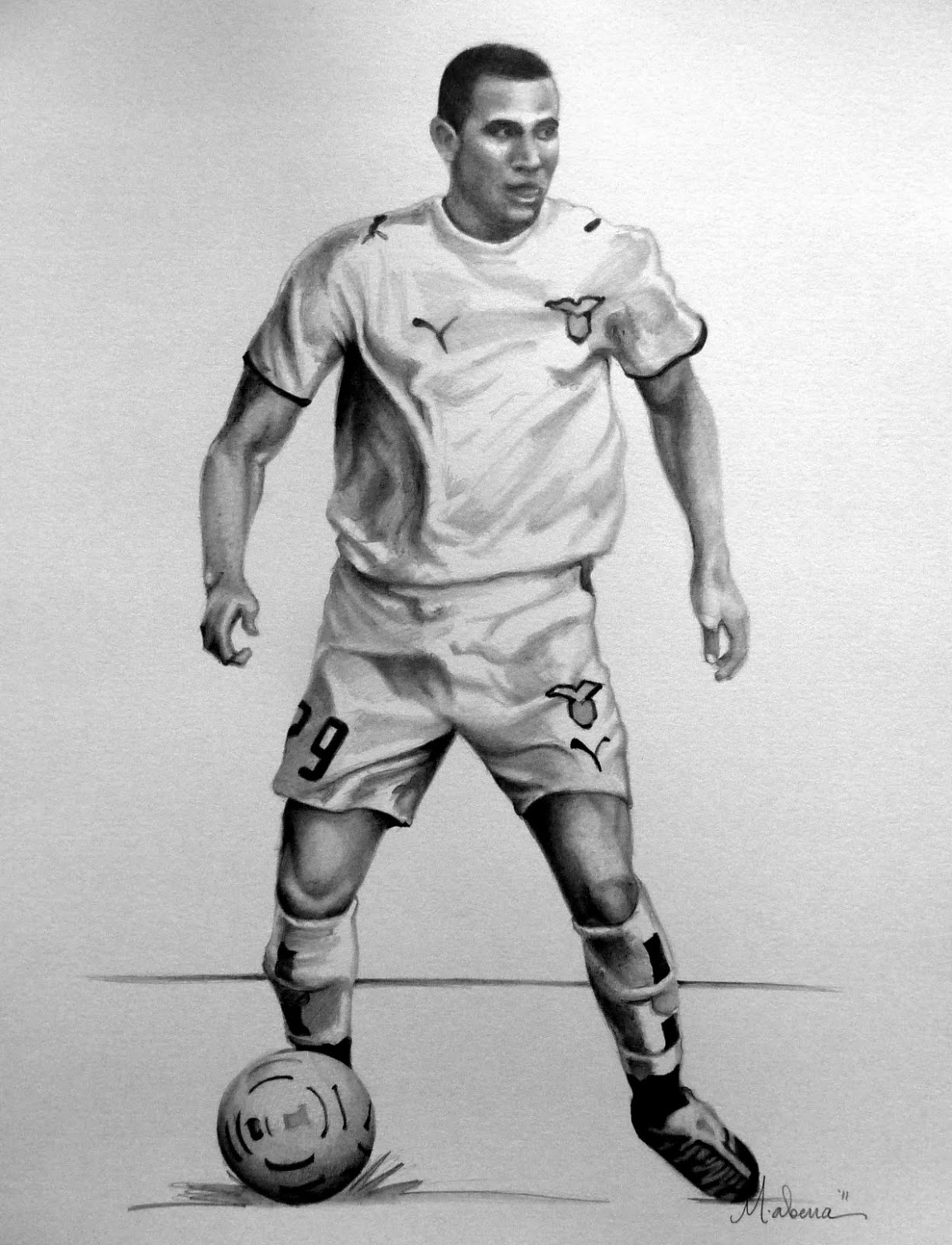1187x1552 soccer player graphite pencil drawing soccer drawings - Soccer Drawings
