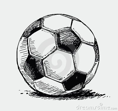 400x378 Colorful Soccer Ball Doodle Royalty Free Stock Photo - Soccer Drawings
