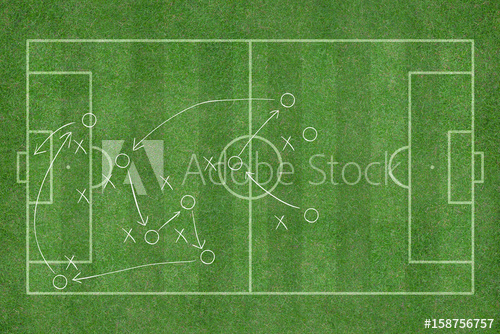 500x334 green grass texture background of soccer field top view drawing - Soccer Field Drawing